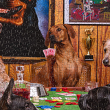 Le Puzz 1000 Piece Puzzle - Poker Dogs