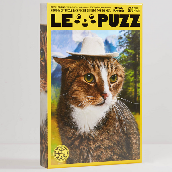 Le Puzz 500 Piece Puzzle - Howdy Paw-Tner