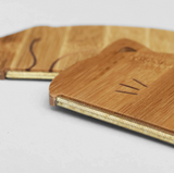 Wooden Kitty Cat Hair Remover