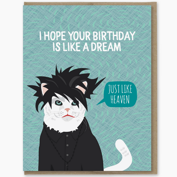 The Cure Cat Birthday Card