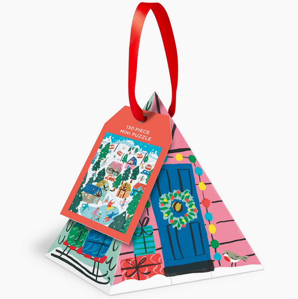 Puzzle Ornament - Alpine Cottage