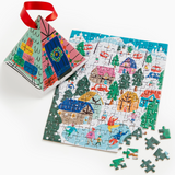 Puzzle Ornament - Alpine Cottage