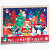 Festive Friends 12 Piece Wooden Tray Puzzle