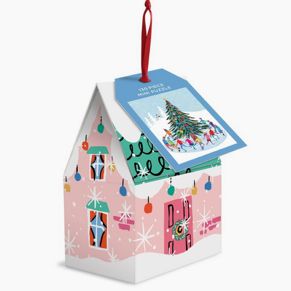 Puzzle Ornament - Tree Skaters