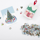 Puzzle Ornament - Tree Skaters