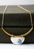 Flower Resin Necklace - Radiance Forget Me Not