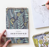 Forest Fern Spiral Sketchbook