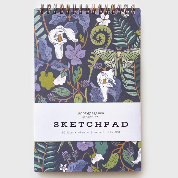 Woodland Bramble Spiral Sketchbook
