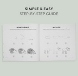 How to Draw Books for Kids with Woodland Creatures, Bugs, Plants, and Fungi