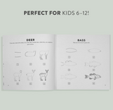 How to Draw Books for Kids with Woodland Creatures, Bugs, Plants, and Fungi