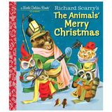 Book cover of 'The Animals' Merry Christmas' by Richard Scarry on a computer screen.