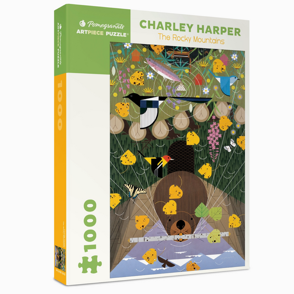 Charley Harper: The Rocky Mountains 1000-piece Jigsaw Puzzle