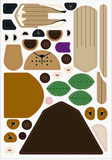 Charley Harper's Sticky Critters, Volume 2: Animals in America's National Parks Sticker Kit