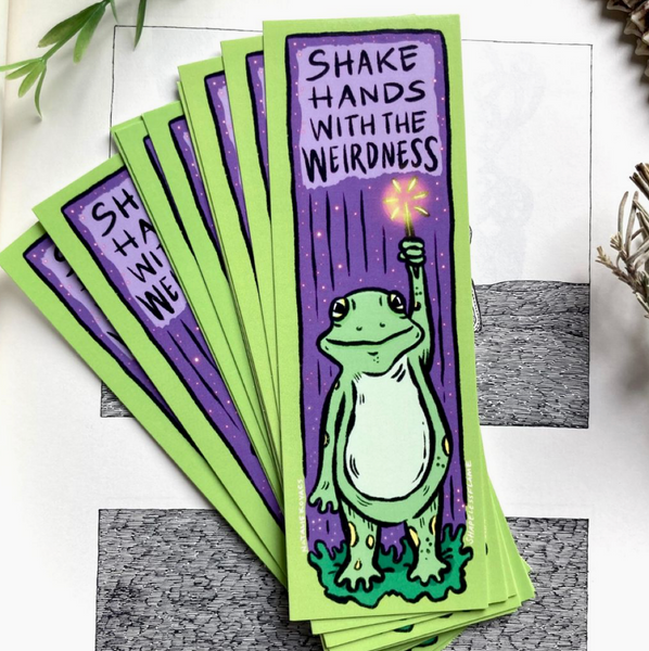 Bookmark - Frogman Shake Hands