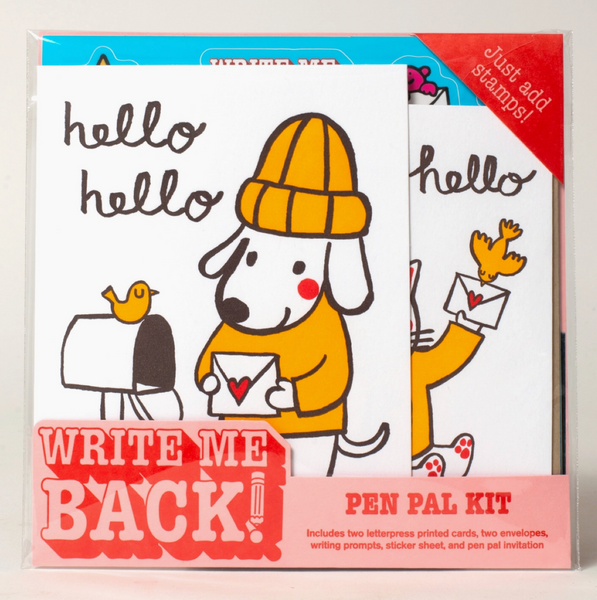 Write Me Back Pen Pal Kit - BFF Dog + Cat