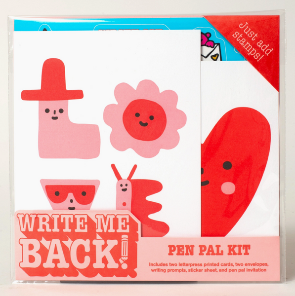 Write Me Back Pen Pal Kit - Love + Heart