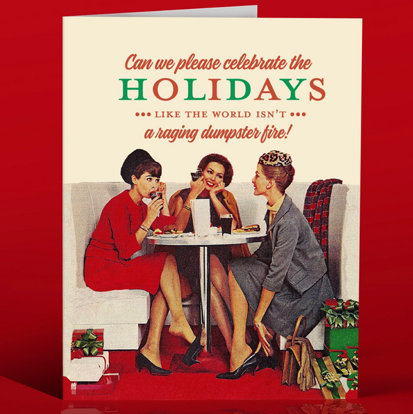 Dumpster Fire Holidays Card