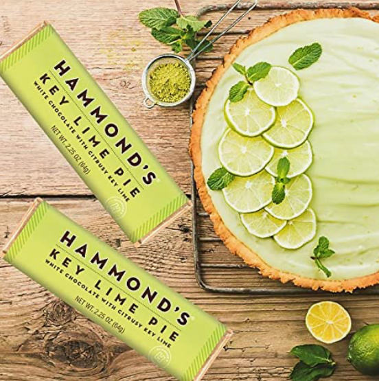 Hammond's Chocolate Bar - White Chocolate Key Lime Pie