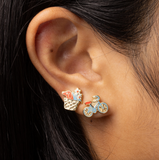 Bicycle + Dog Basket Earrings