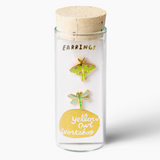 Luna Moth + Dragonfly Earrings