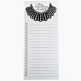 Ruth Bader Ginsburg To Do List Notepad