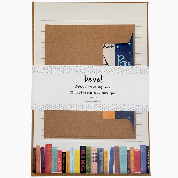 Letter Writing Set - Bookshelf