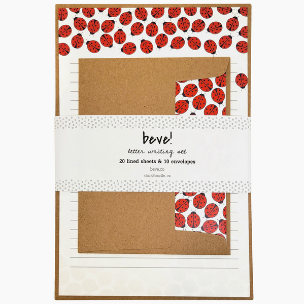 Letter Writing Set - Ladybugs