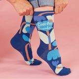 Blue Q Women's Crew Socks - Cool Ass Grandma