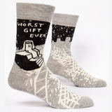 Blue Q Men's Crew Socks - Worst Gift Ever