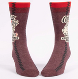 Blue Q Men's Crew Socks - Coolest Guy On The Conference Call