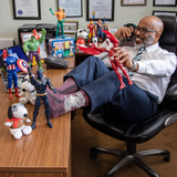 Blue Q Men's Crew Socks - Coolest Guy On The Conference Call