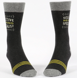 Blue Q Men's Crew Socks - Selective Hearing Specialist