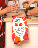 Cotton Dish Towel - Hey Girl Hey
