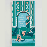 Cotton Dish Towel - Wake Up To A Mess