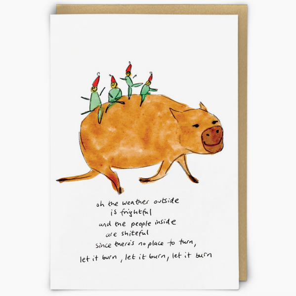 Let It Burn Holiday Card