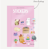 Cats Clear Sticker Sheet