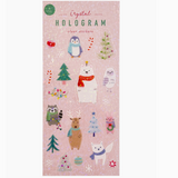 Holiday Animals Crystal Clear Sticker Sheet