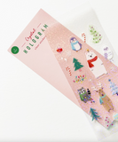 Holiday Animals Crystal Clear Sticker Sheet