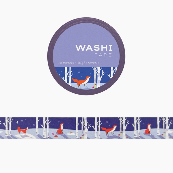 Washi Tape - Fox Night Reverie