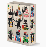 Christmas Cats Holiday Gift Bag