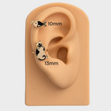 Skull + Spider Ear Cuffs