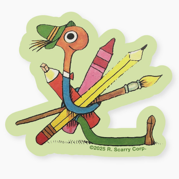 Lowly Worm Artist Sticker