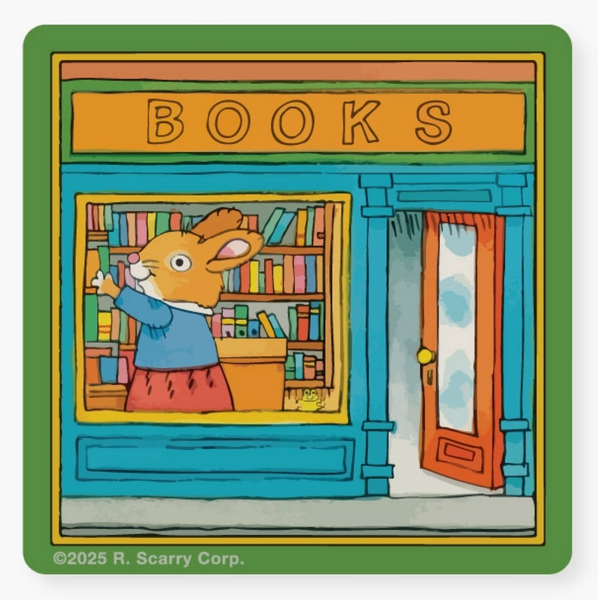 Richard Scarry Bookstore Sticker