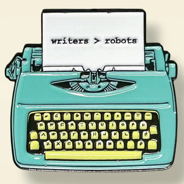 Typewriter Writers > Robots Enamel Pin