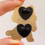 Arson Black Cat Enamel Pin