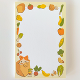 To The Market Cat Notepad