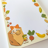 To The Market Cat Notepad