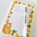 To The Market Cat Notepad