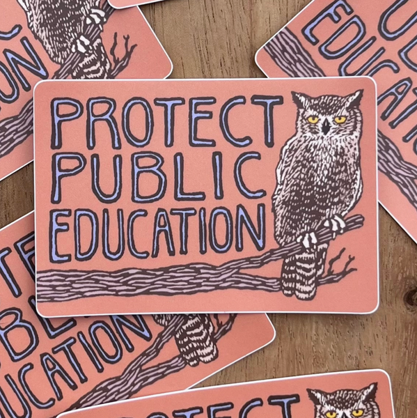 Protect Public Education Sticker