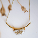 Flower Resin Necklace - Radiance Midas